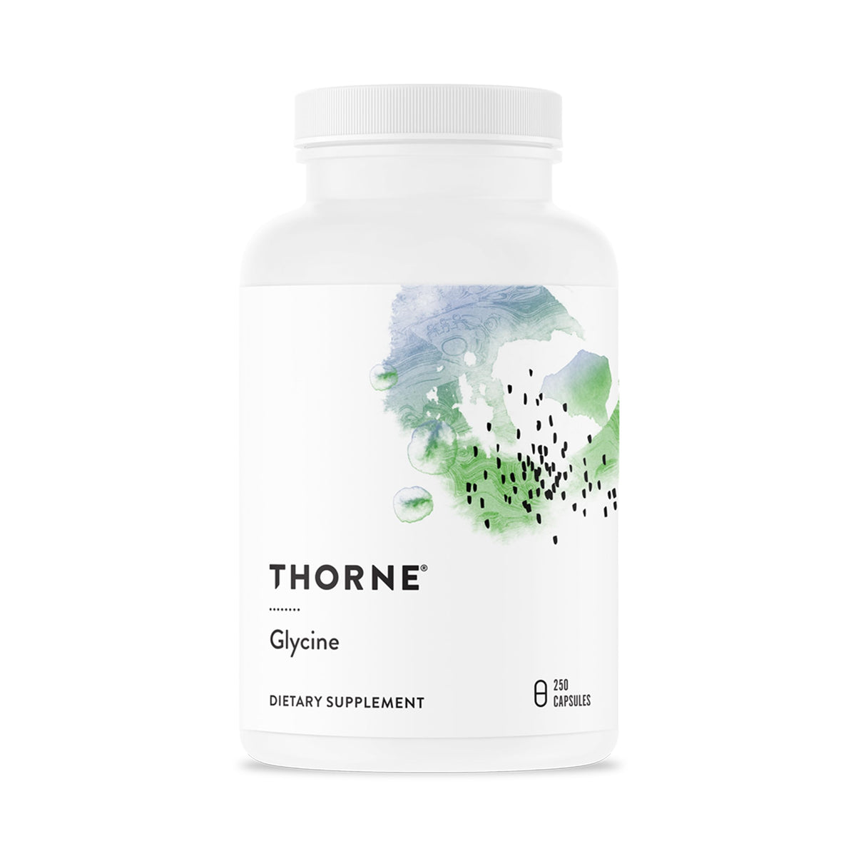 THORNE Glycine 250 capsules vue de face
