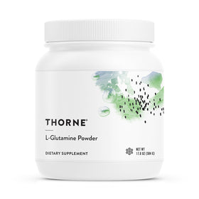 THORNE L-Glutamine Poudre 558g vue avant avec étiquette