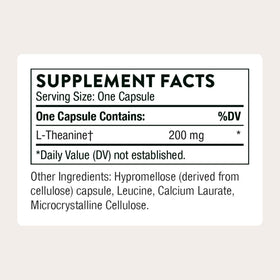 THORNE L-Theanine 90 capsules emballage