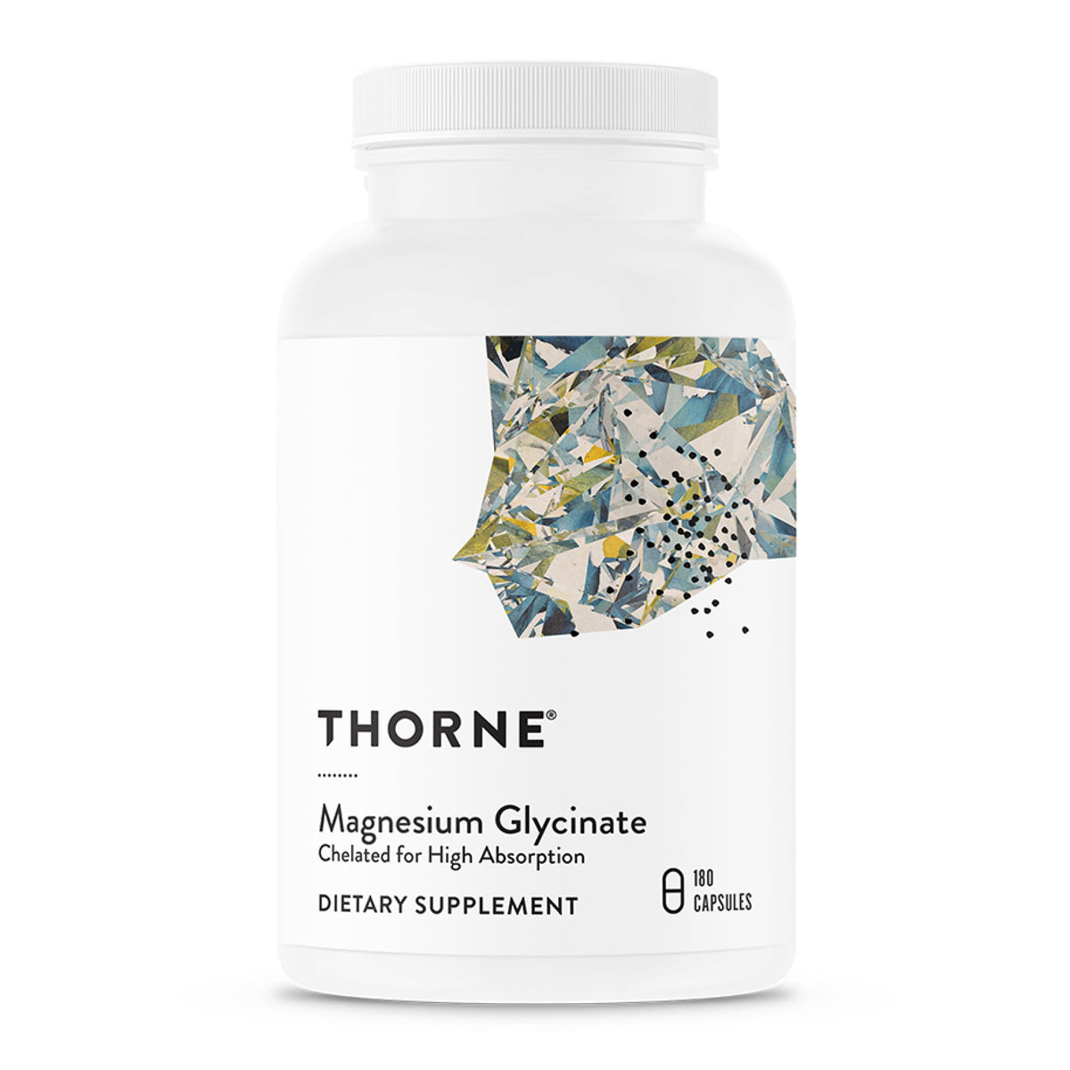 THORNE Magnésium Glycinate 180 capsules vue de face