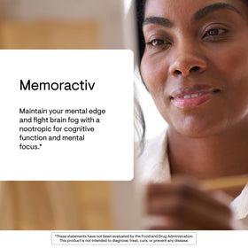 THORNE Memoractiv sur un bureau avec un ordinateur et des notes