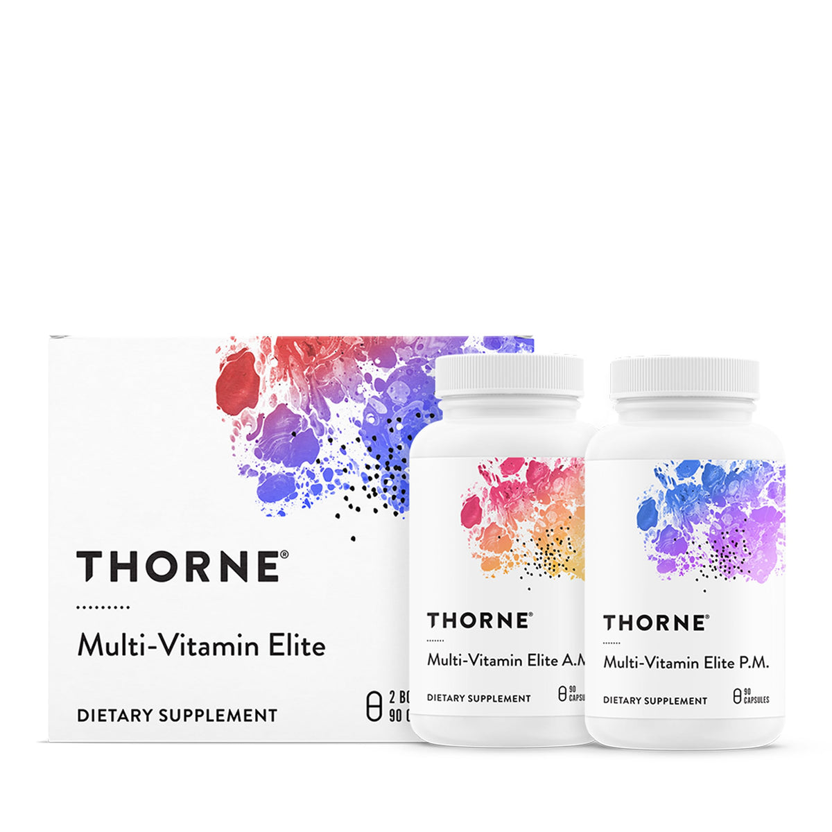 THORNE Multi-Vitamin Elite 180 Capsules - vue de face
