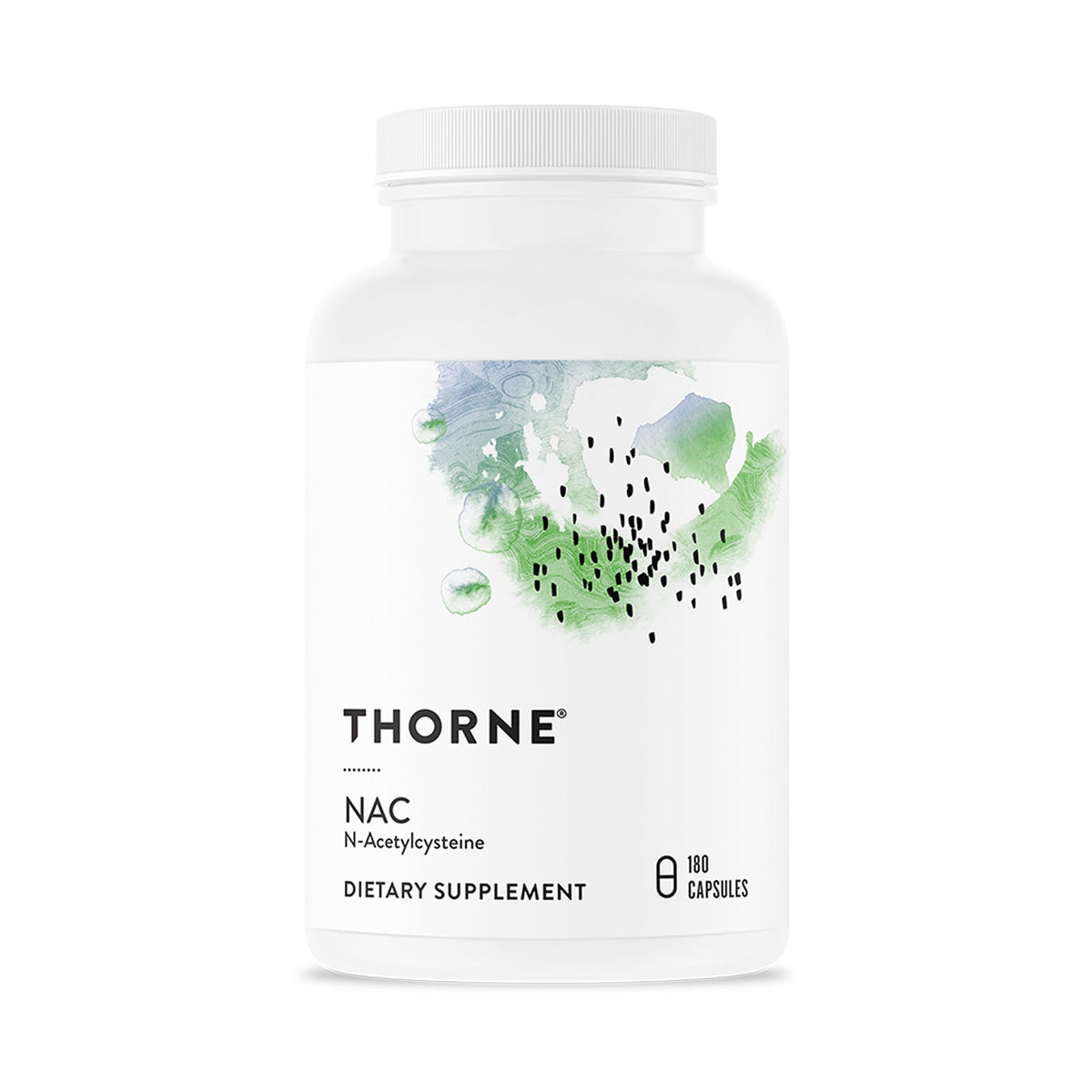 THORNE NAC 500 mg 180 capsules flacon avant