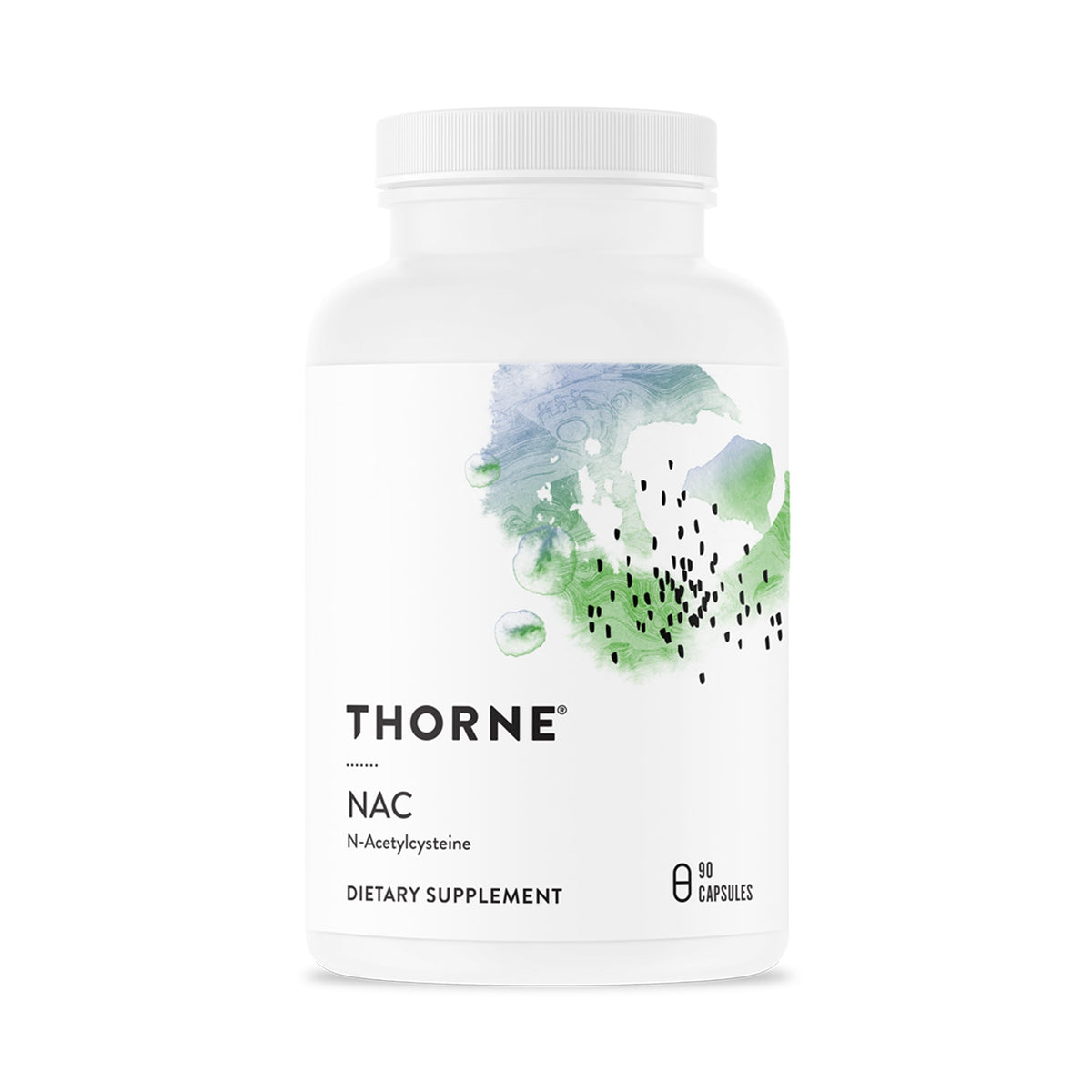 THORNE NAC 500 mg 90 capsules vue de face
