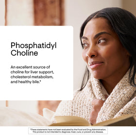 THORNE Phosphatidyl Choline 420 mg gélules molles côté