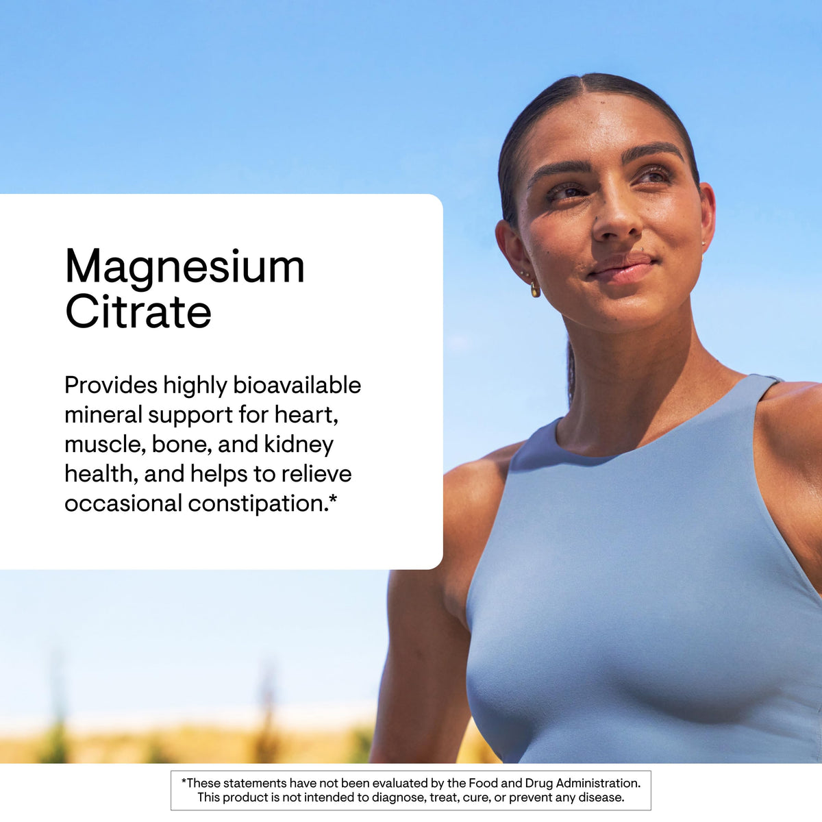 THORNE Poudre de Citrate de Magnésium 250 mg, détails des ingrédients