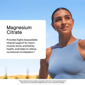 THORNE Poudre de Citrate de Magnésium 250 mg, détails des ingrédients