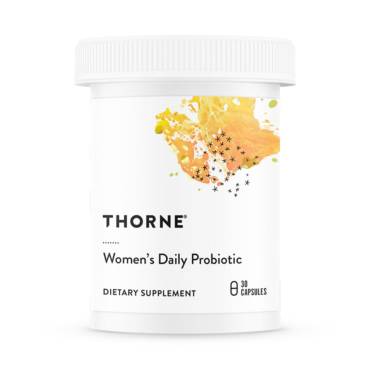 THORNE Probiotiques Quotidiens pour Femmes 30 capsules, vue de face