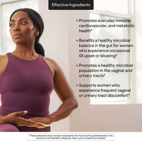 THORNE Probiotiques Quotidiens pour Femmes, capsules sur une table