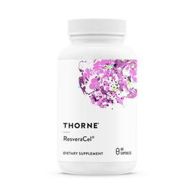 THORNE ResveraCel 60 capsules, vue avant de l'emballage
