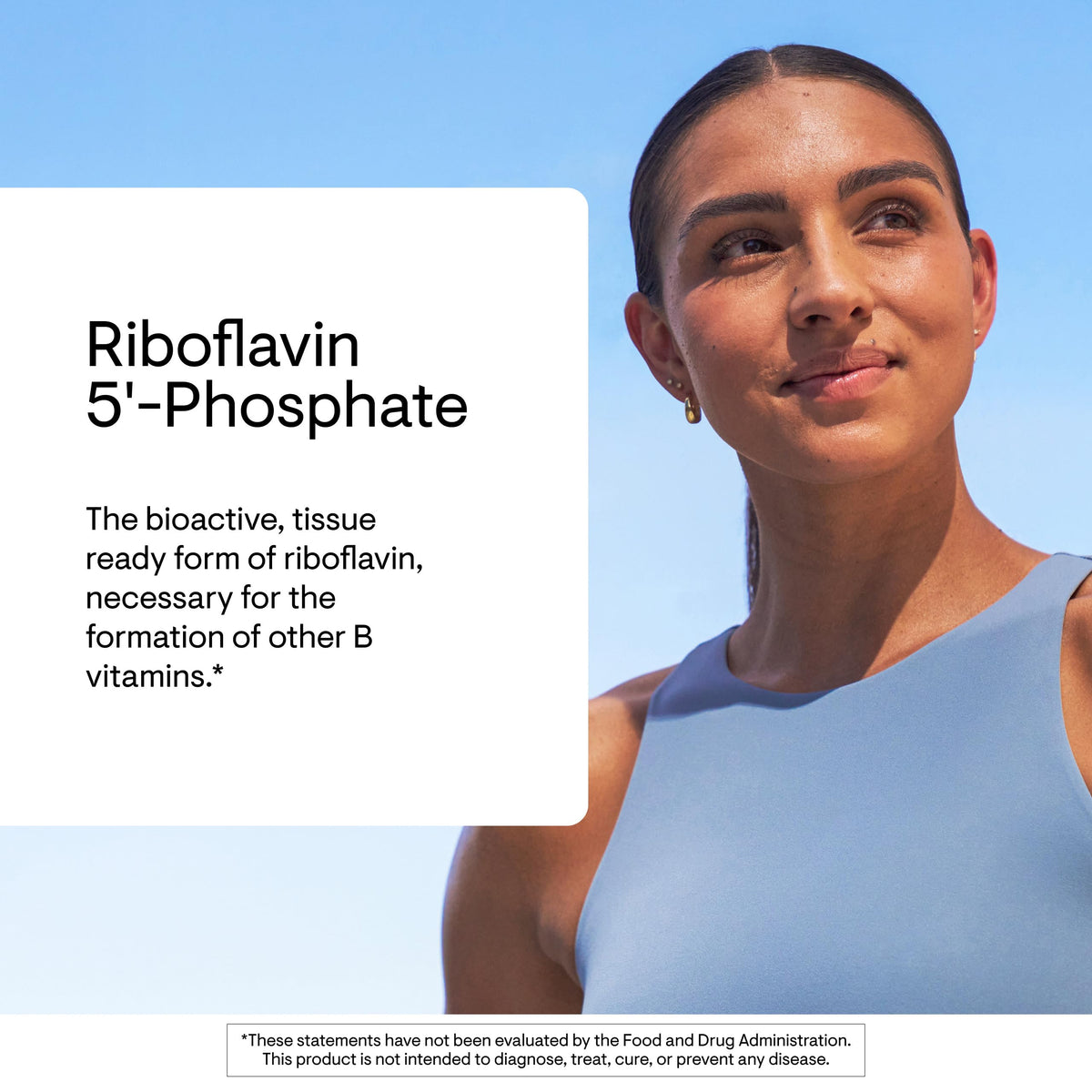 THORNE Riboflavine 5'-Phosphate côté du flacon