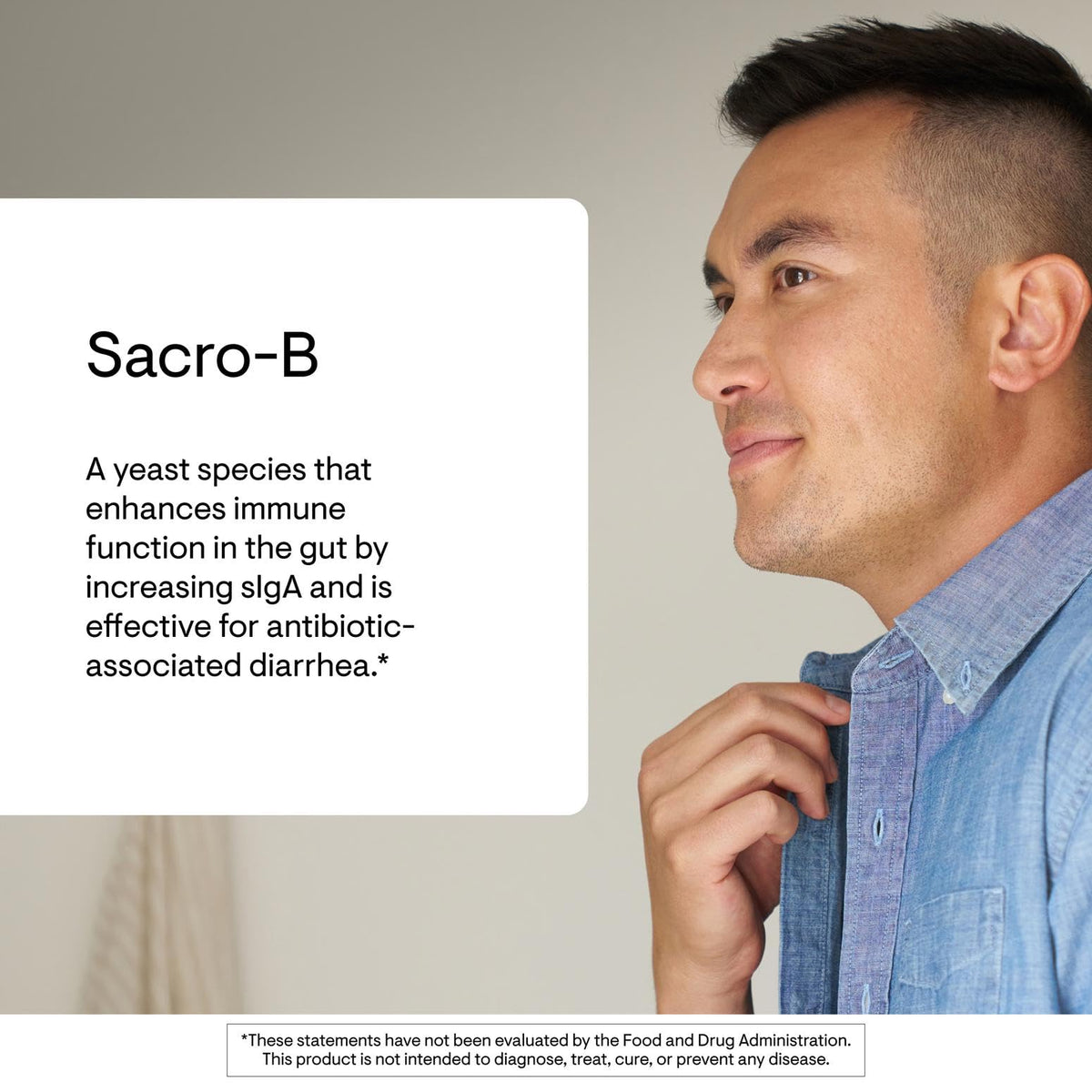 THORNE Sacro-B Probiotique capsules sur une table