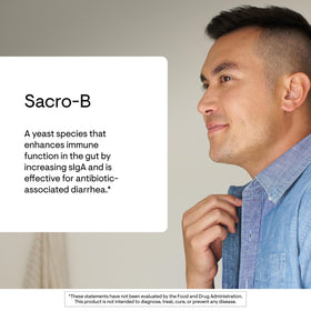 THORNE Sacro-B Probiotique capsules sur une table