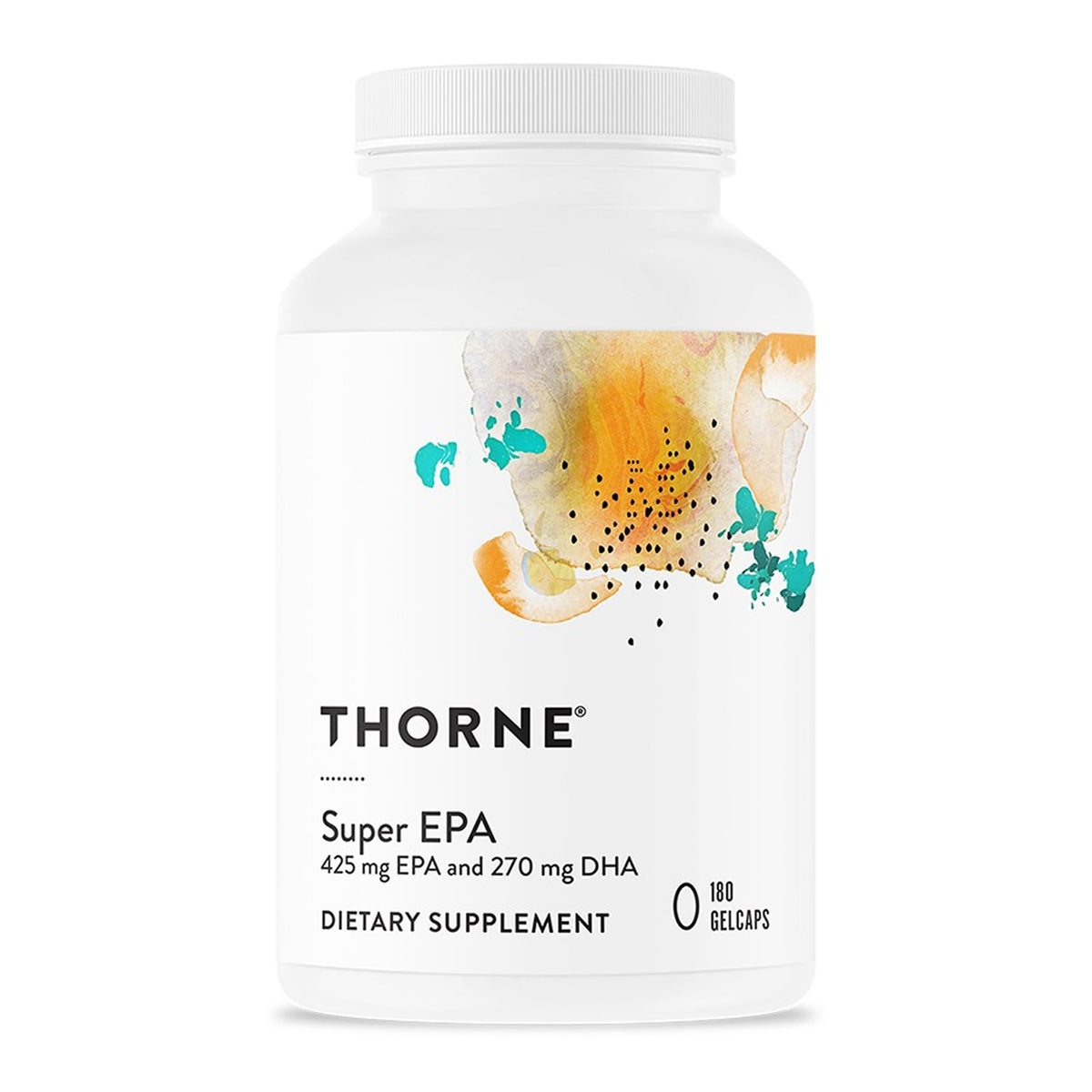 THORNE Super EPA 180 gélules vue de face avec étiquette