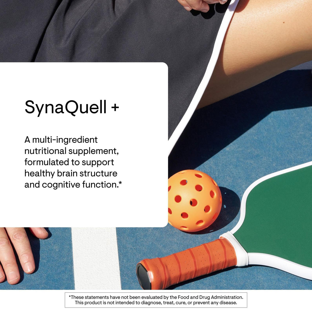THORNE SynaQuell+ 490g côté avec informations nutritionnelles