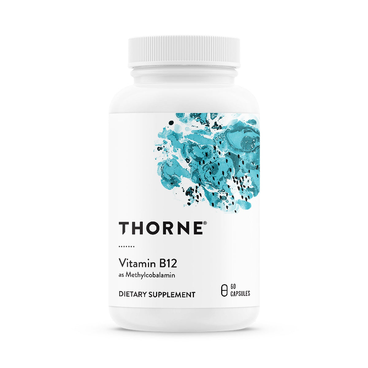 THORNE Vitamine B12 1 000 mcg Methylcobalamine 60 capsules vue avant