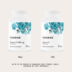 THORNE Vitamine C 500 mg 90 capsules côté