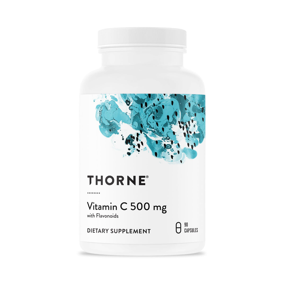 THORNE Vitamine C 500 mg 90 capsules vue de face