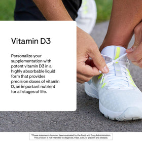 THORNE Vitamine D3 Liquide 4 000 UI étiquette du produit
