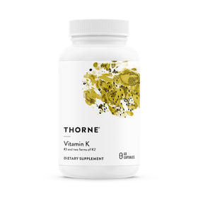THORNE Vitamine K1 K2 60 capsules vue de face