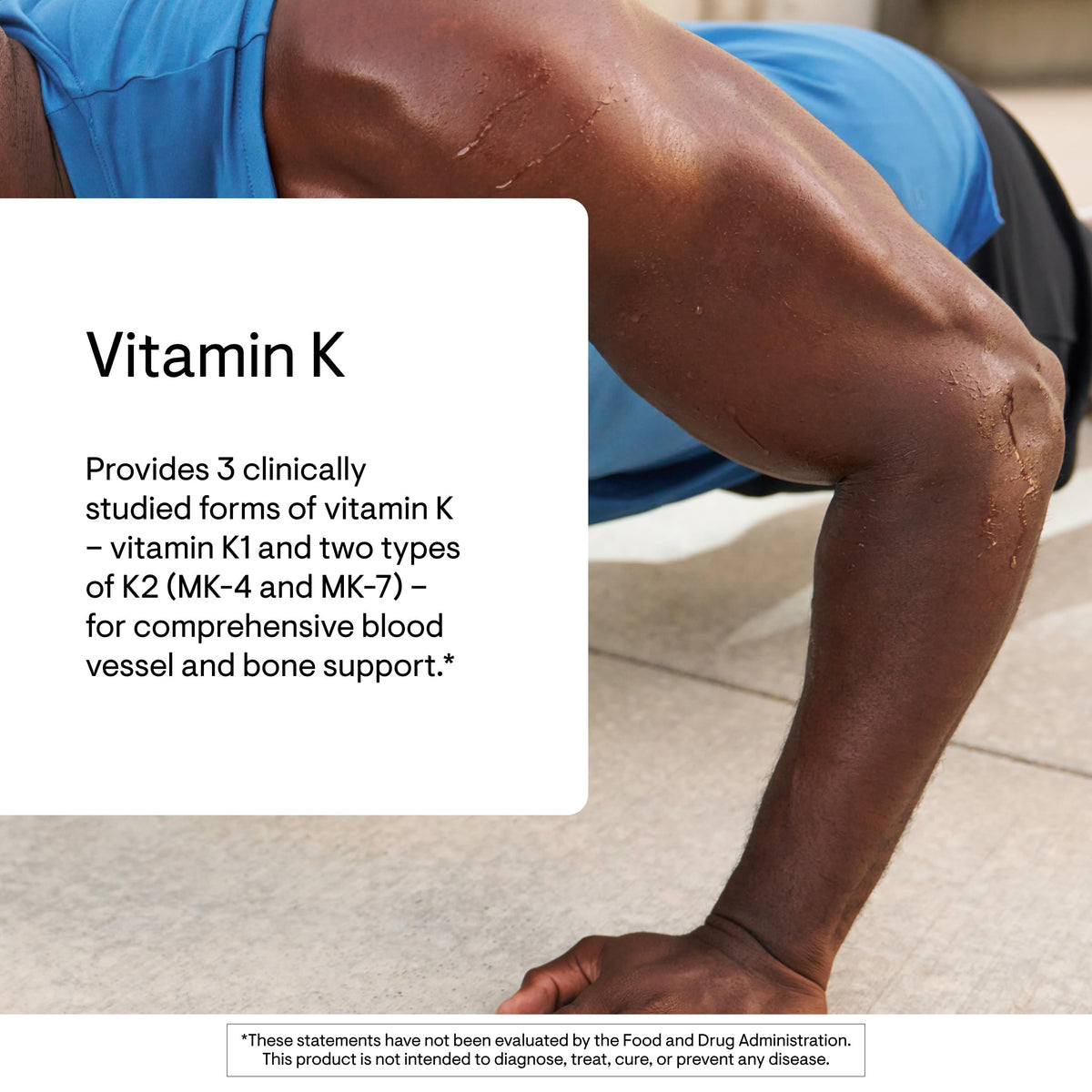 THORNE Vitamine K1 K2 capsules montrant la taille