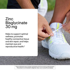 THORNE Zinc Bisglycinate 60 capsules packaging