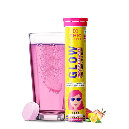 THRU Glow comprimés effervescents 20 unités saveur fraise-citron