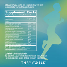 ThryvWell Compléments Alimentaires Articulaires 14-en-1 emballage