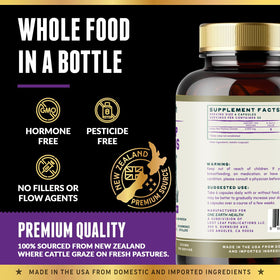 Thymus One Earth Health 3000mg capsules ouvertes