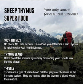 Thymus One Earth Health 3000mg étiquette du produit