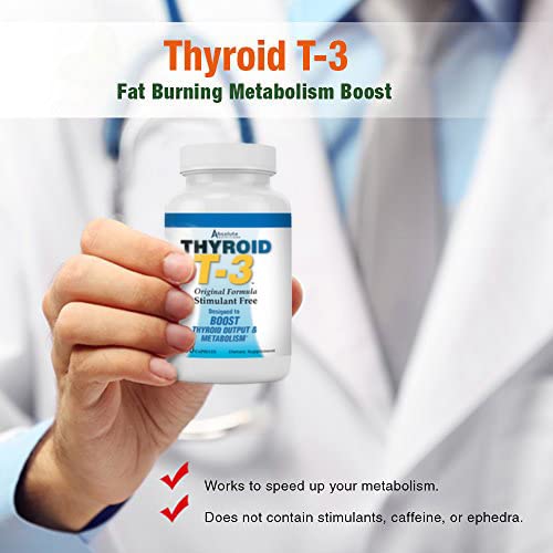 Thyroid T3 avec un verre d'eau