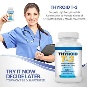 Thyroid T3 sur un fond neutre