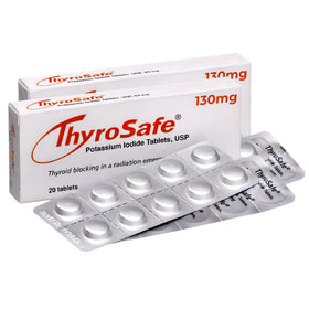 THYROSAFE comprimés d'iode potassique 130mg - vue de face