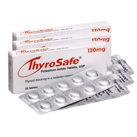 THYROSAFE comprimés d'iodure de potassium 130mg, boîte avant