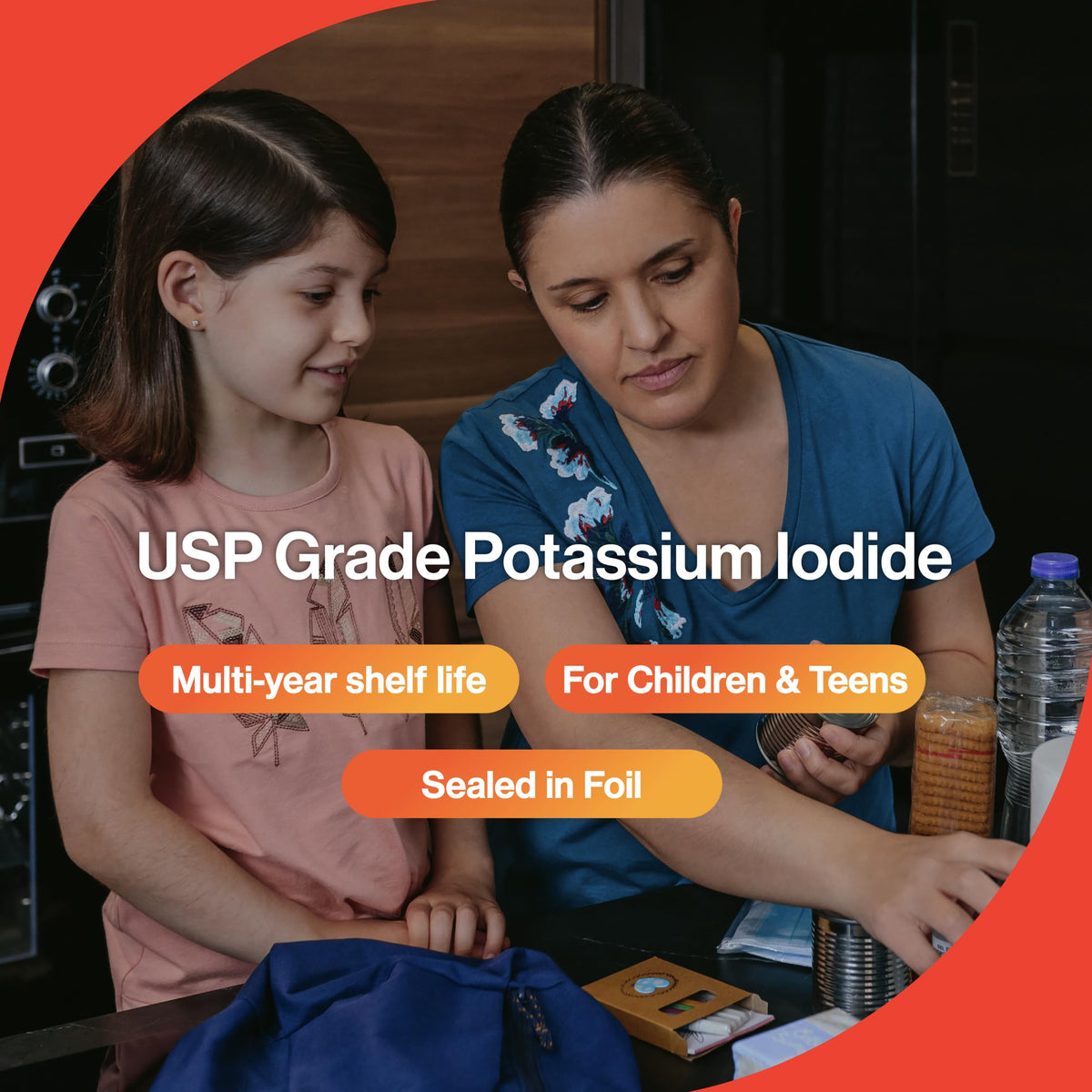 THYROSAFE comprimés d'iodure de potassium dans un kit de survie
