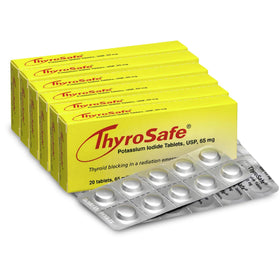 THYROSAFE tablettes d'iodure de potassium 65mg vue avant