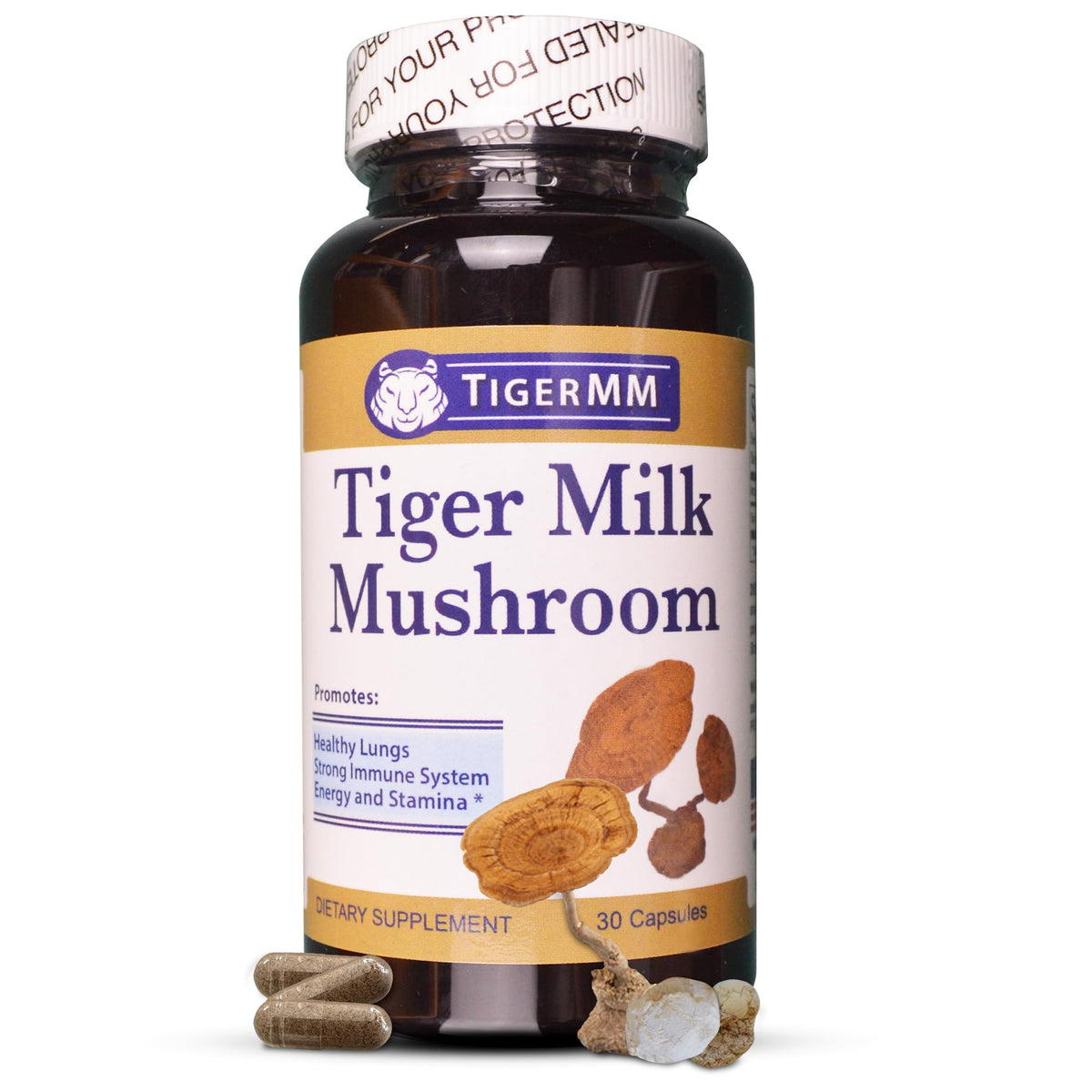 TIGERMM Champignon Lait de Tigre 450mg capsules végétales