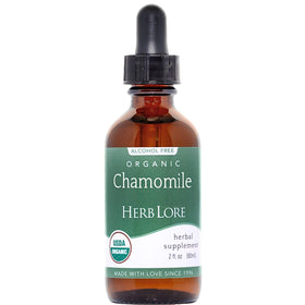 Tincture de Camomille Bio Herb Lore 60 ml vue de face