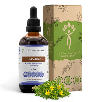 Tincture de Chaparral Secrets of the Tribe 118 ml vue de face