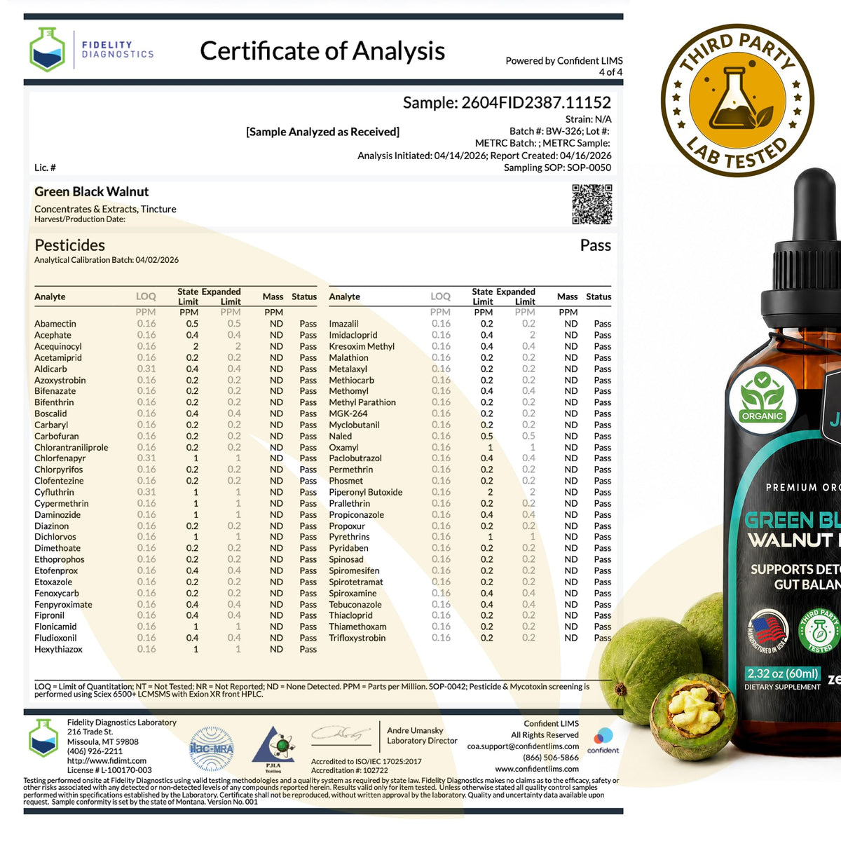 Tincture de Coque de Noyer Noir Zenmen près de produits naturels