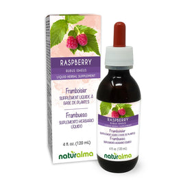 Tincture de Feuilles de Framboisier Naturalma 4 fl oz bouteille avant