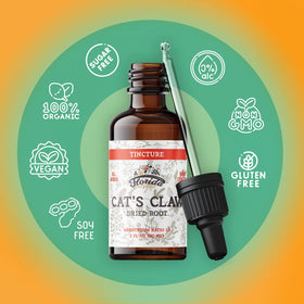 Tincture de Griffe de Chat FLORIDA HERBS 60ml sur fond blanc