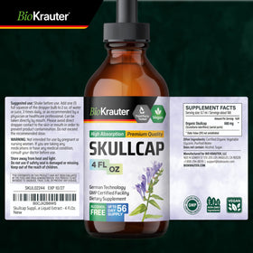 Tincture de Skullcap BIO KRAUTER dans un environnement naturel