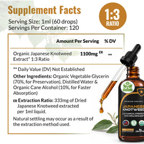 Tincture Zenmen avec étiquette biologique