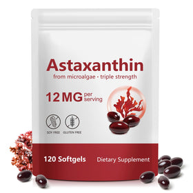 Tiuedu Astaxanthin 12mg Softgels boîte avant