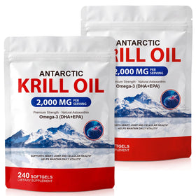 Tiuedu Huile de Krill Antartique 2 000 mg gélules vue de face