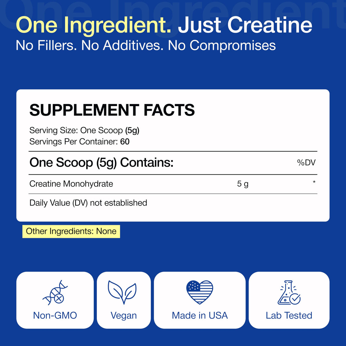 TIVAGENICS Poudre de Créatine Monohydrate Pure 300g vue de dos