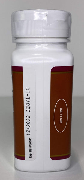 TJ's Calcium Magnésium Zinc 60 comprimés avec un verre d'eau