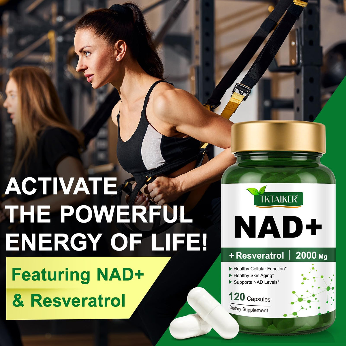 TKTALKER Complément NAD+ avec mise en scène lifestyle