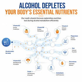 TKYT Anti Alcohol Craving Blocker 20 comprimés, étiquette du produit